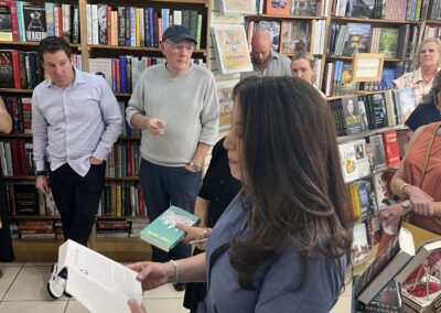 Dara Levan at the Palm Beach Bookstore